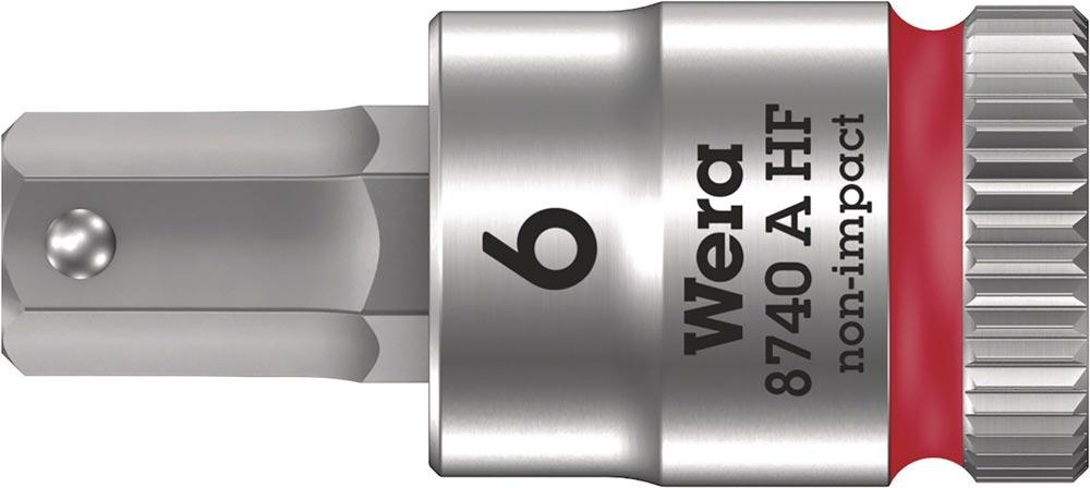 Steckschlüsseleinsatz 8740 A HF 1/4  Schlüsselweite 6 mm Länge 28 mm