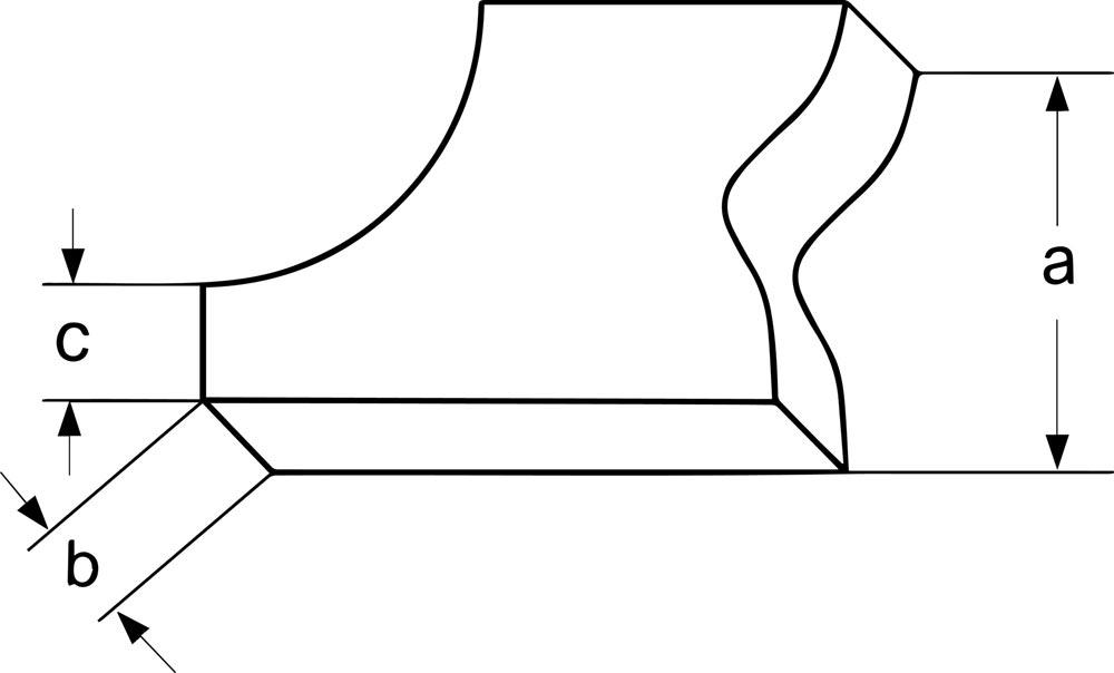 Tiefenmessschieber DIN 862 200 mm gerade Messschiene 8 x 3 mm