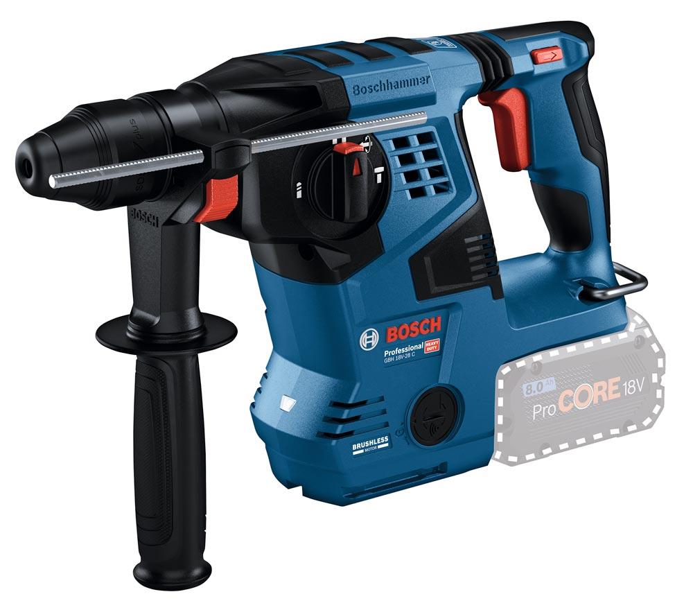 BOSCH Akku-Bohrhammer GBH 18V-28 C (Solo L-Boxx)