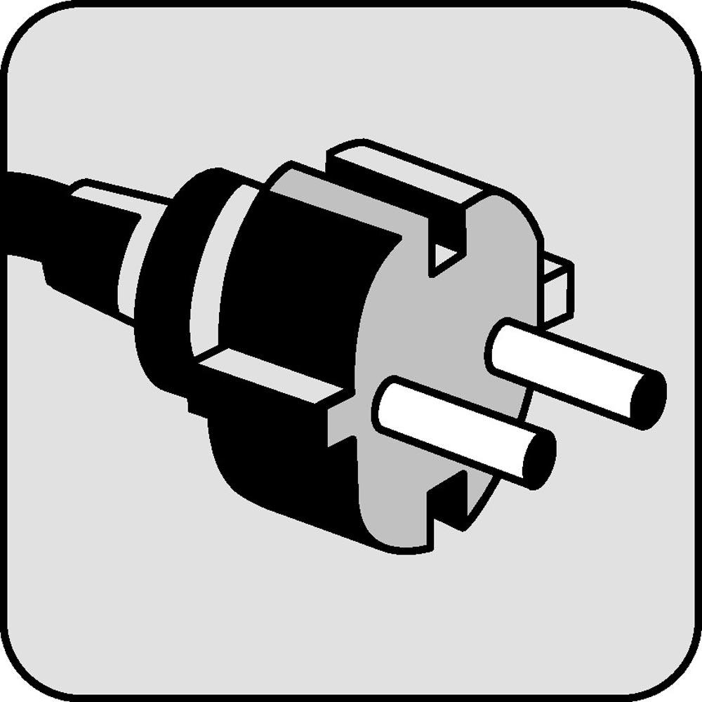 Schutzkontaktverlängerung 16 A 250 V 3 x 1,5 mm 10 m H05VV-F schwarz