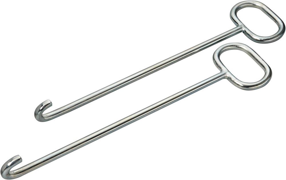 Kanaldeckelheber Länge 600 mm mit U-Haken verzinkt