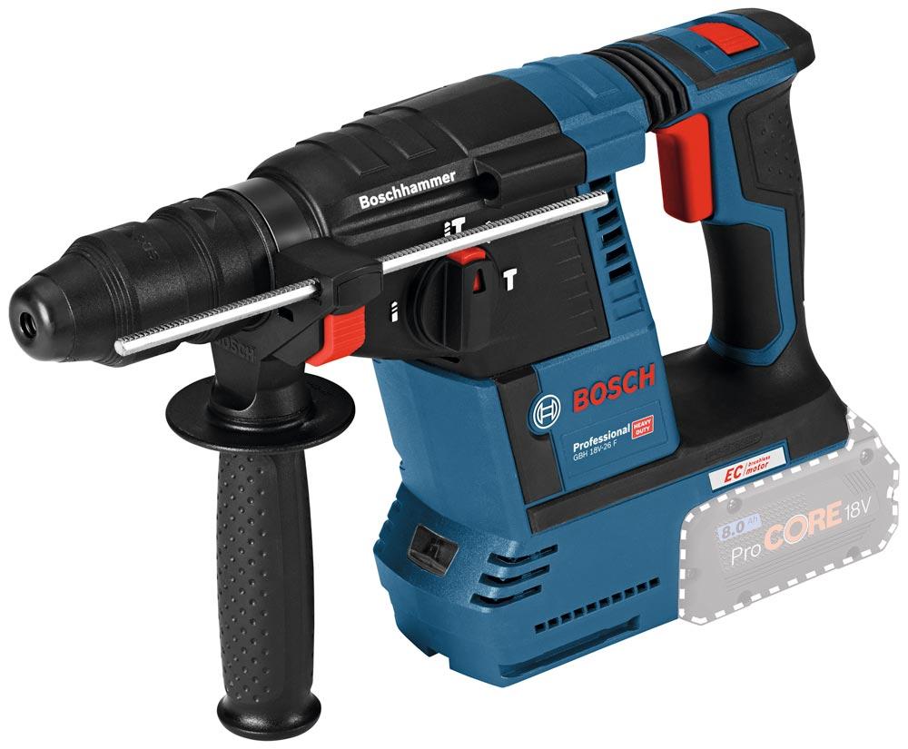 BOSCH Akku-Bohrhammer GBH 18V-26 F (o. Akku/Ladegerät) in L-Boxx