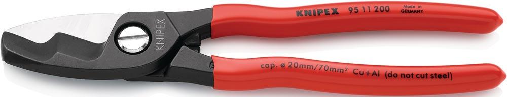 Kabelschere Länge 200 mm Comfort-Griffe