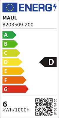 LED-Leuchte ATLANTIC, Standfuß, Leuchtenkopf 330x70 mm, Höhe 450 mm, 21 LEDs, 9 W, weiß