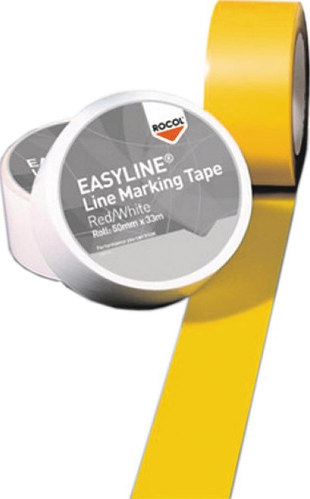 Bodenmarkierungsband Easy Tape PVC gelb Länge 33 m Breite 50 mm Rolle