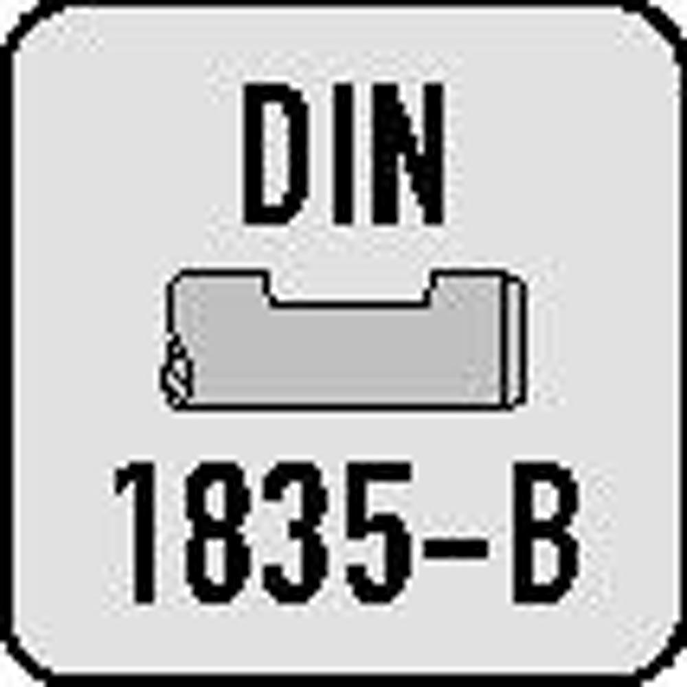 Bohrnutenfräser DIN 327 Typ N Nenn-Ø 16 mm HSS-Co8 TiCN DIN 1835 B Schneidenanzahl 3 kurz