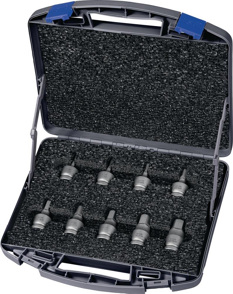 Kraftsteckschlüsselsatz 725 H 9 OL 9-teilig 1/2  i6-kant