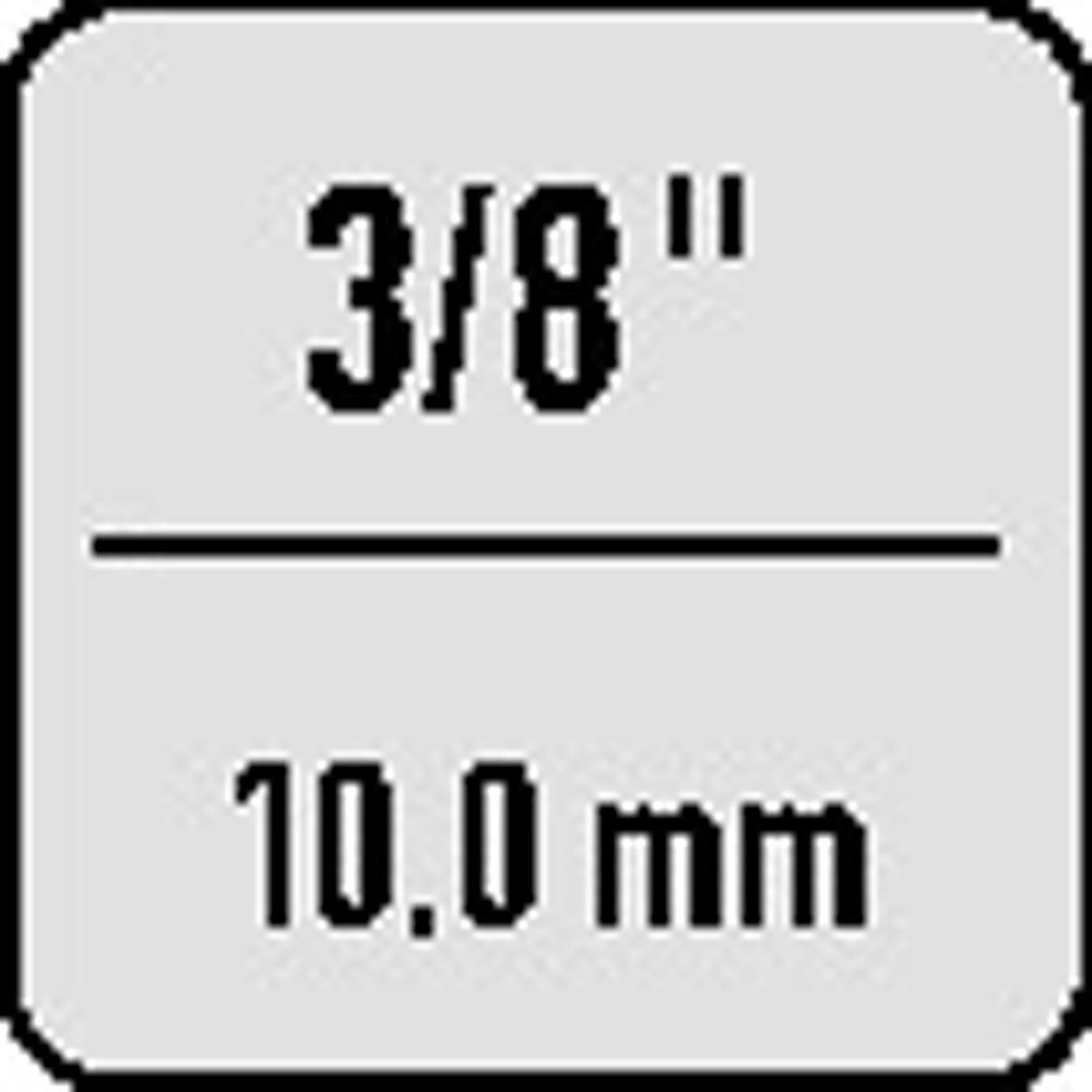 Steckschlüsseleinsatz IN 30 3/8  Innen-6-kant Schlüsselweite 6 mm Länge 47 mm