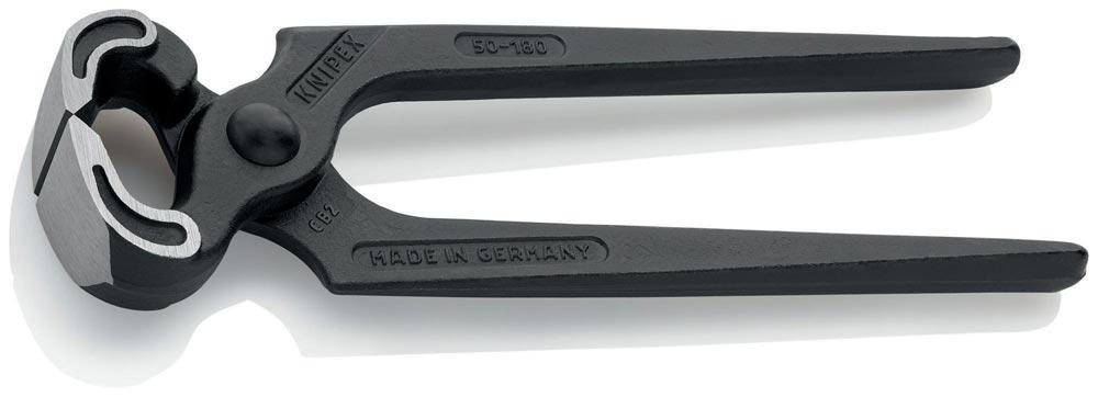 Kneifzange Gesamtlänge 180 mm Zange schwarz atramentiert