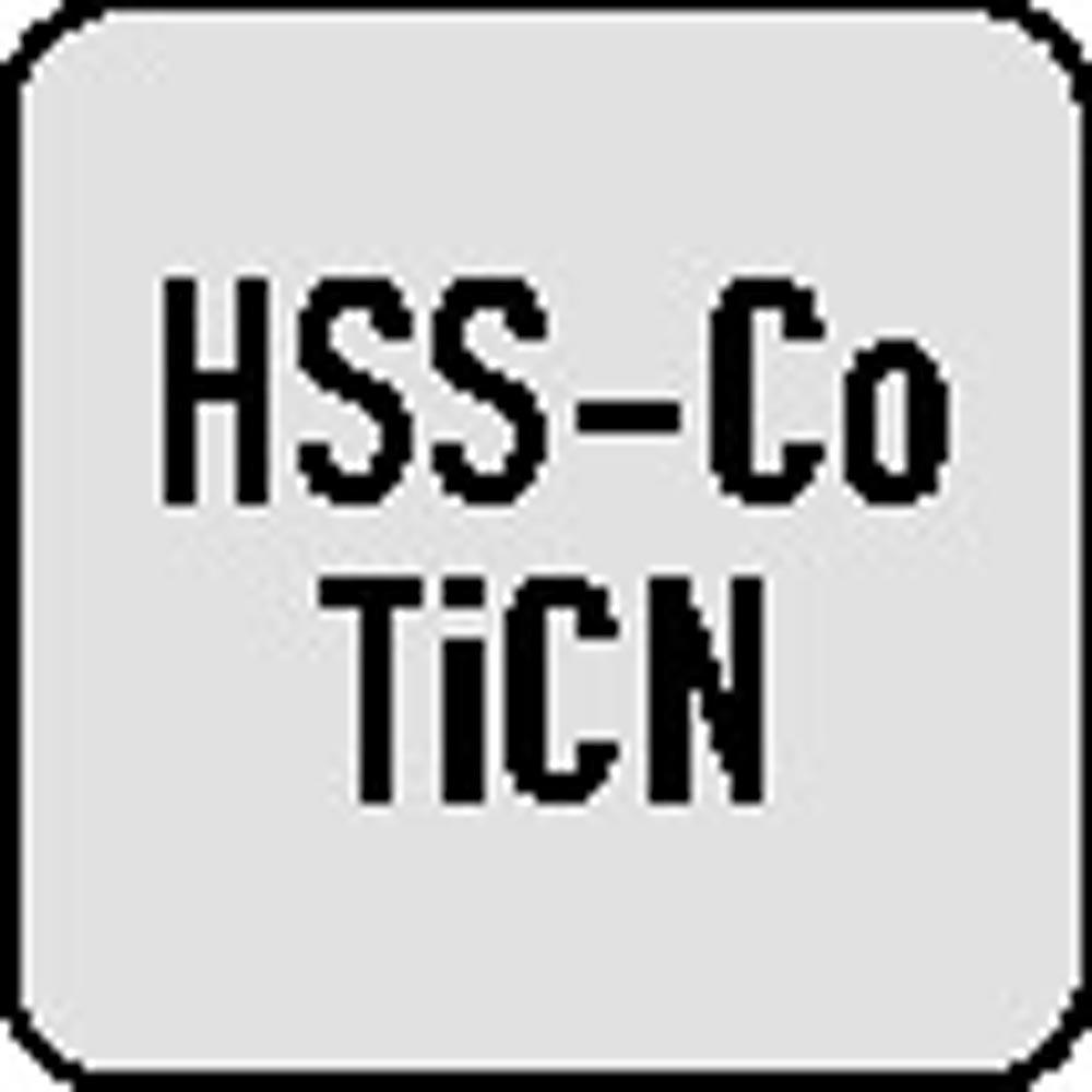 Bohrnutenfräser DIN 327 D Typ N Nenn-Ø 3 mm HSS-Co8 TiCN DIN 1835 B Schneidenanzahl 2 kurz