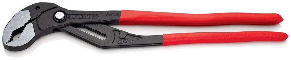 Rohr- und Wasserpumpenzange Cobra® Länge 560 mm Spannweite 120 mm poliert Kunststoffüberzug