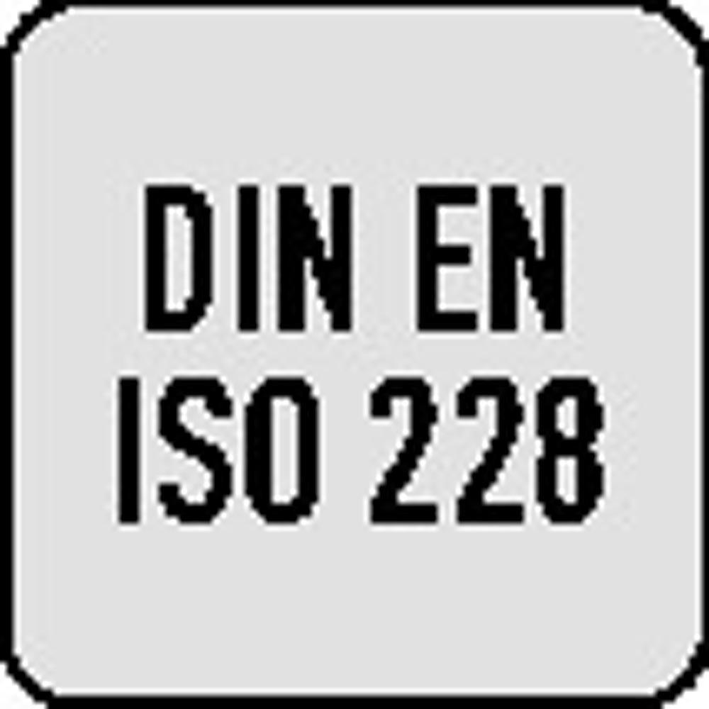 Gewindelehrdorn DIN EN ISO 228 G 1/8 x28 Nenn-Ø 9,728 mm Gut/Ausschussseite