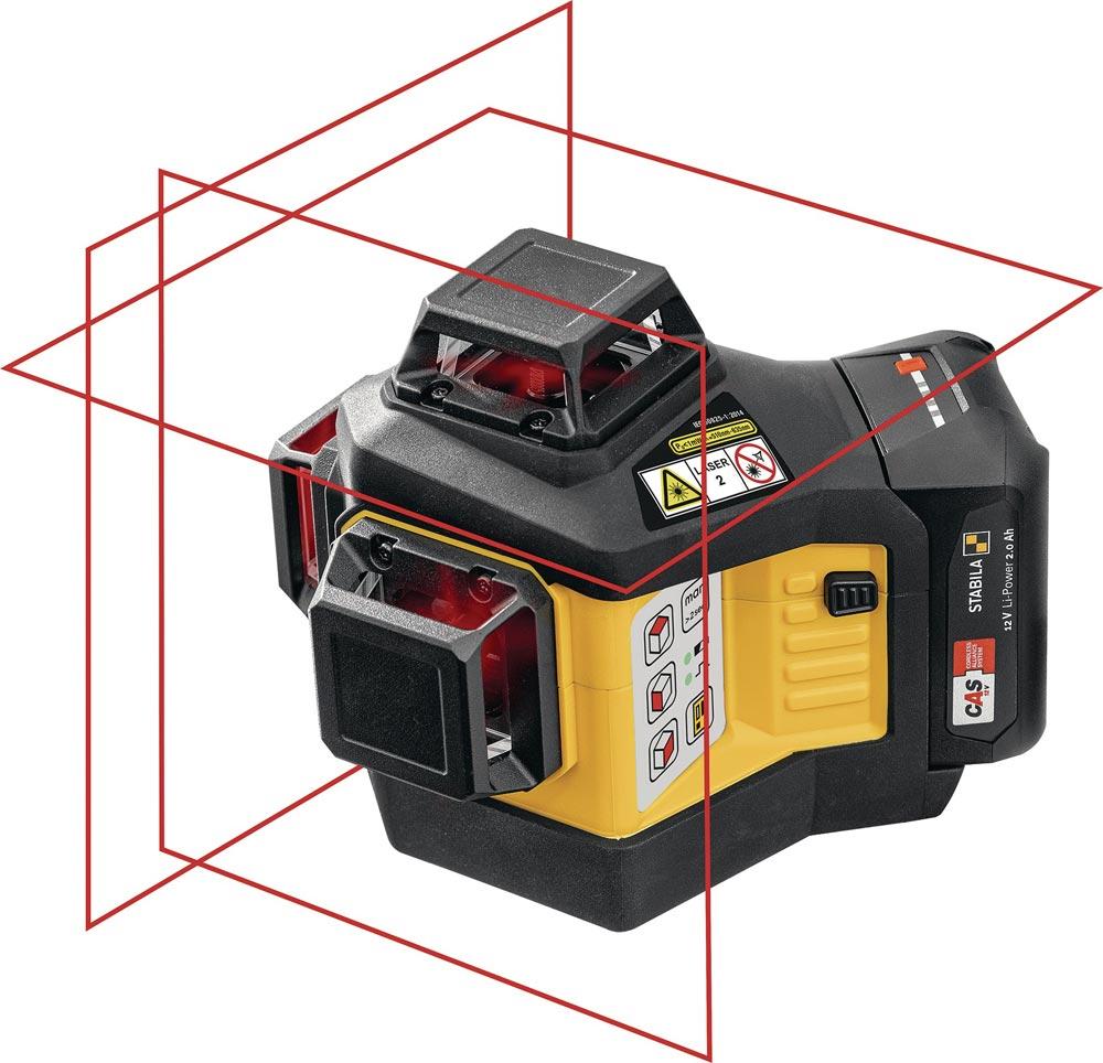 Kreuzlinienlaser LAX600  4   0,3 mm/m 30 m Laserklasse 2 rote Laserlinie