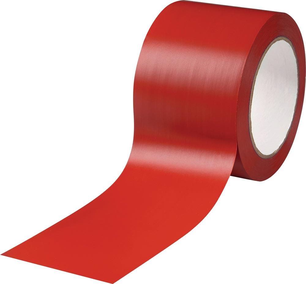 Bodenmarkierungsband Easy Tape PVC rot Länge 33 m Breite 75 mm Rolle