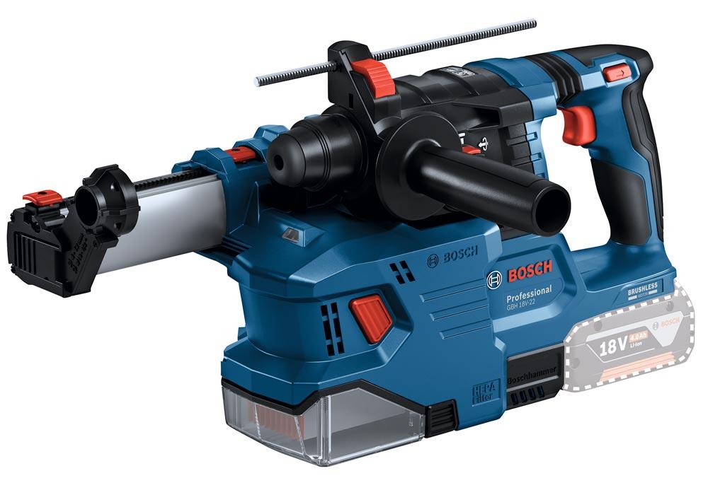 BOSCH Akku-Bohrhammer GBH 18V-22 (Solo GDE L-Boxx)