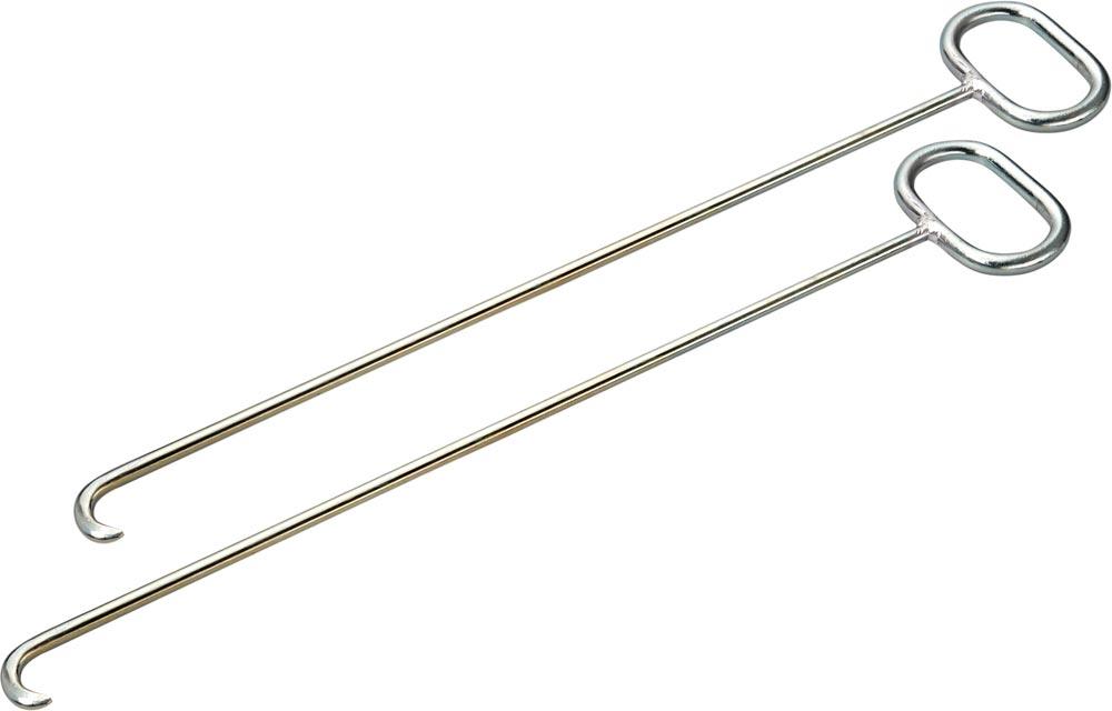 Kanaldeckelheber Länge 800 mm mit spitzem U-Haken verzinkt