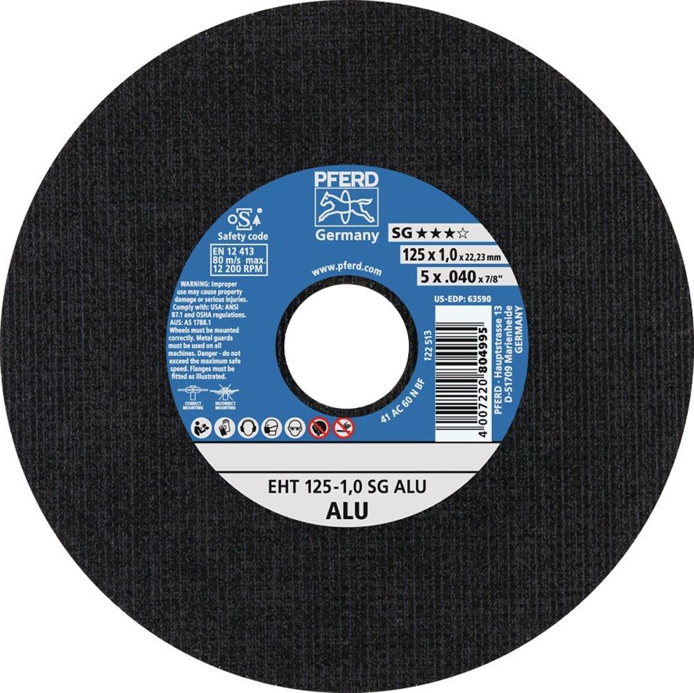 Trennscheibe SG ALU D125x2,4mm gekröpft Aluminium Bohrung 22,23 mm