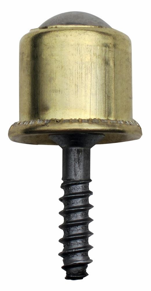 Kugelrolle mit Gewindestift, Kugeldurchm. 19 mm, Traglast 15 kg, Stahlkugel, Gehäuse verzinkt, MINDESTABNAHME 10 Stück