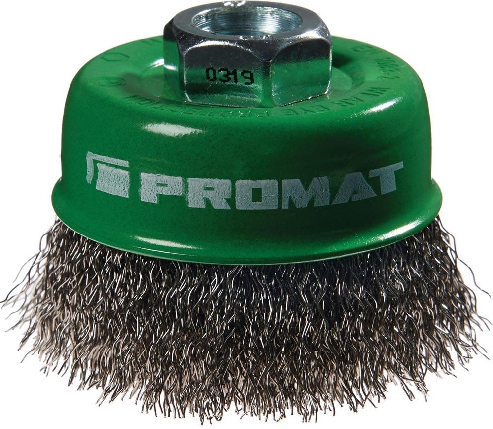 Topfbürste Ø 80 mm Drahtstärke 0,3 mm VA 8500 min-