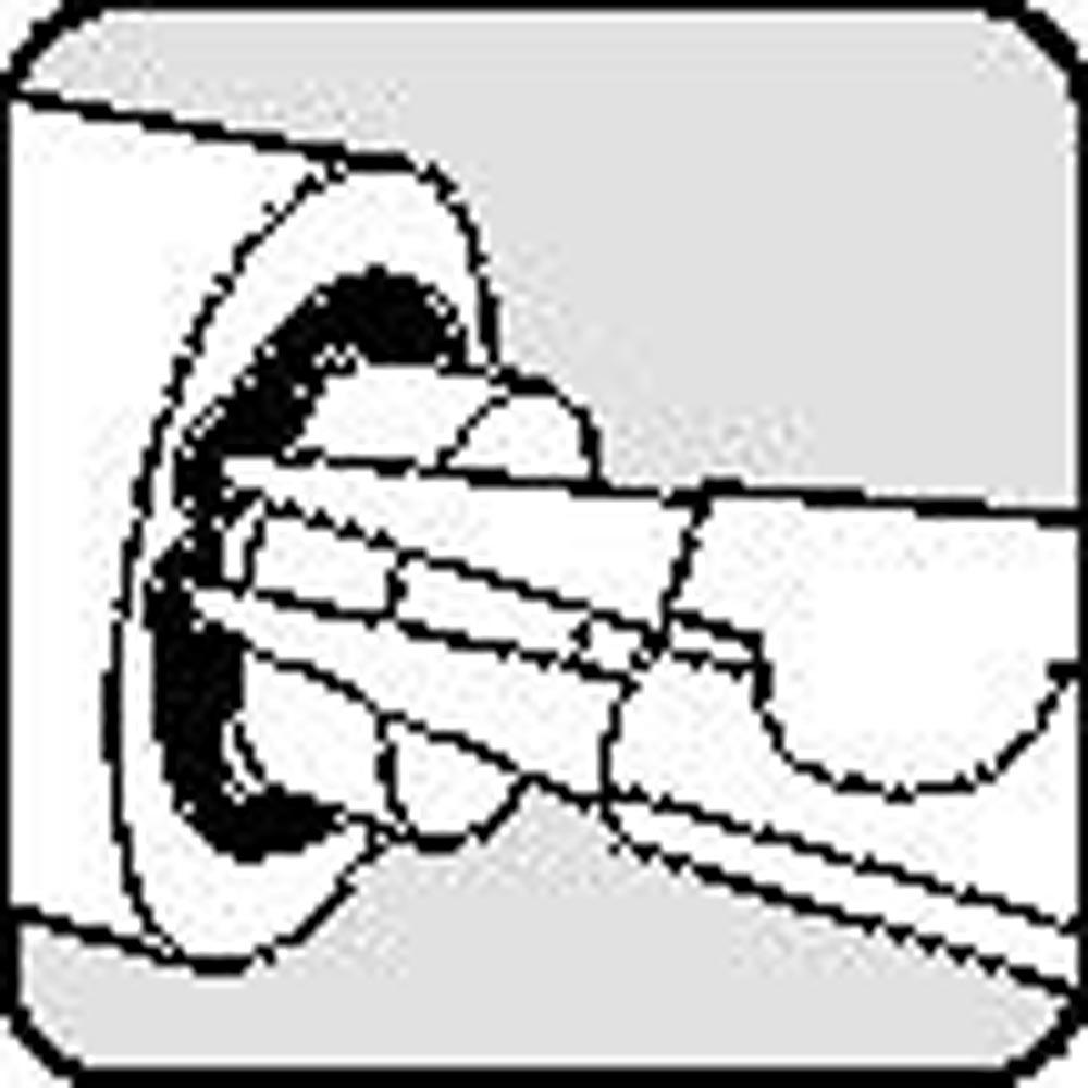 Außensicherungsringzange A 21 für Wellen Ø 19 - 60 mm Länge 165 mm