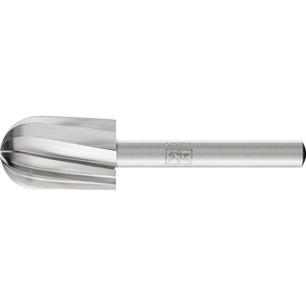 Frässtift C1625 Ø 16 mm Kopflänge 25 mm Schaft-Ø 6 mm HSS Verzahnung ALU