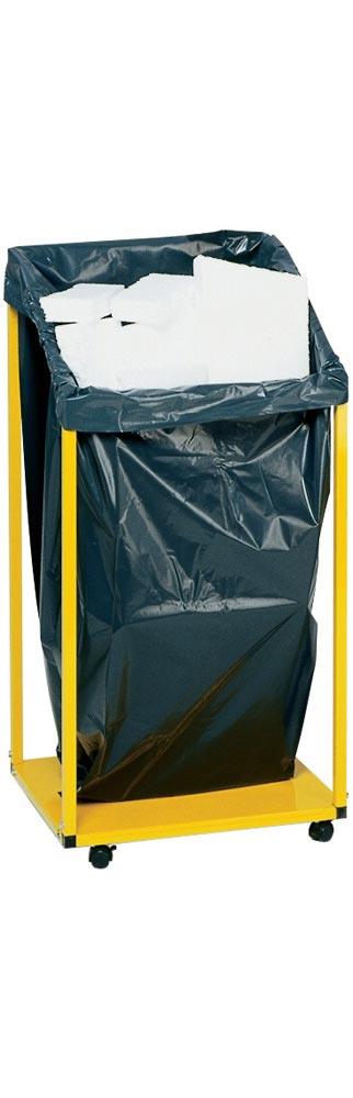 Kunststoffsack 400 l LD-PE grau 100 µm B650/550xL1600mm 50St./Karton
