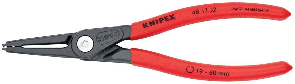Präzisionssicherungsringzange J 2 für Bohrungen Ø 19 - 60 mm Länge 180 mm