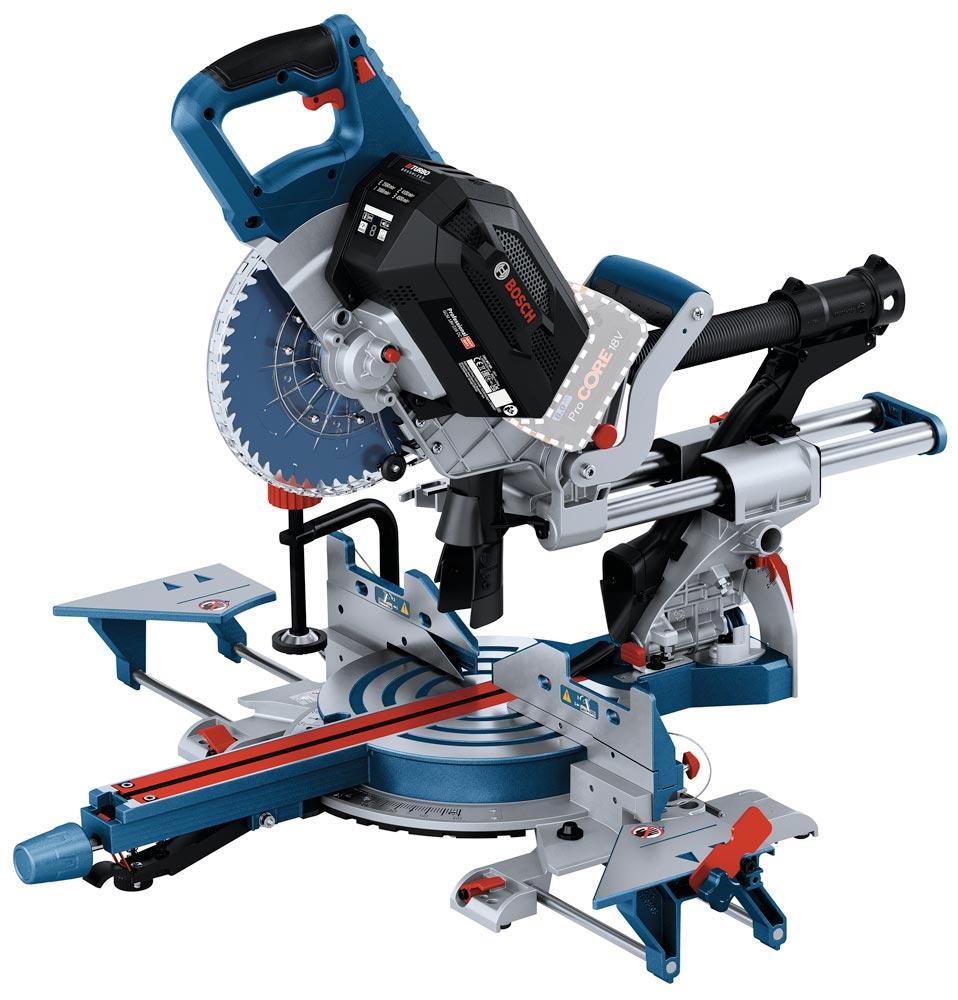 BOSCH Akku-Kapp- und Gehrungssäge GCM 18V-216 DC (o.Akku/Ladegerät)