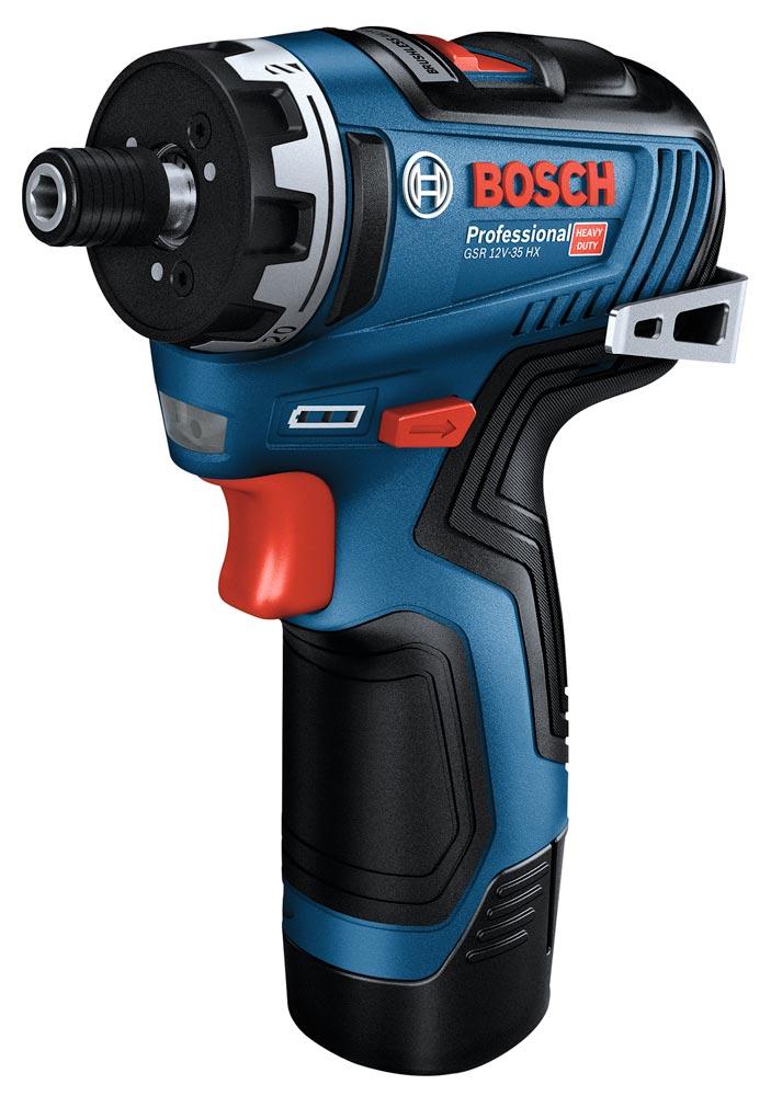 BOSCH Akku-Bohrschrauber GSR 12V-35 HX (2 x 3.0Ah GAL 12V-40 L)