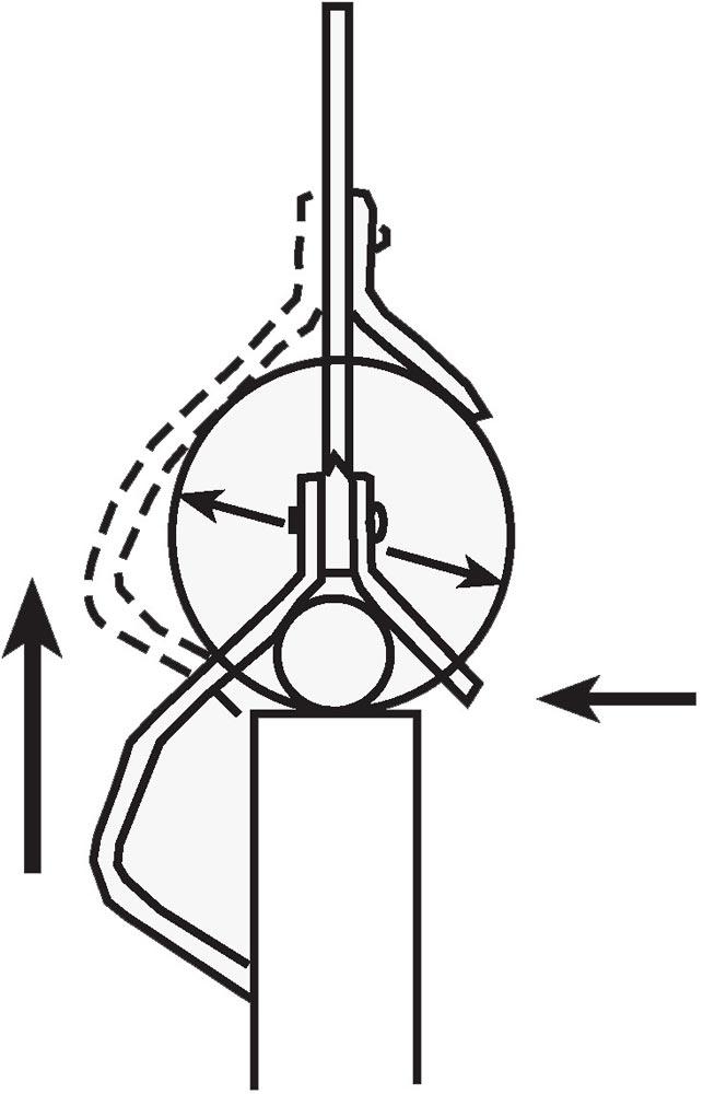 Abisoliermesser Gesamtlänge 170 mm mit Hakenklinge