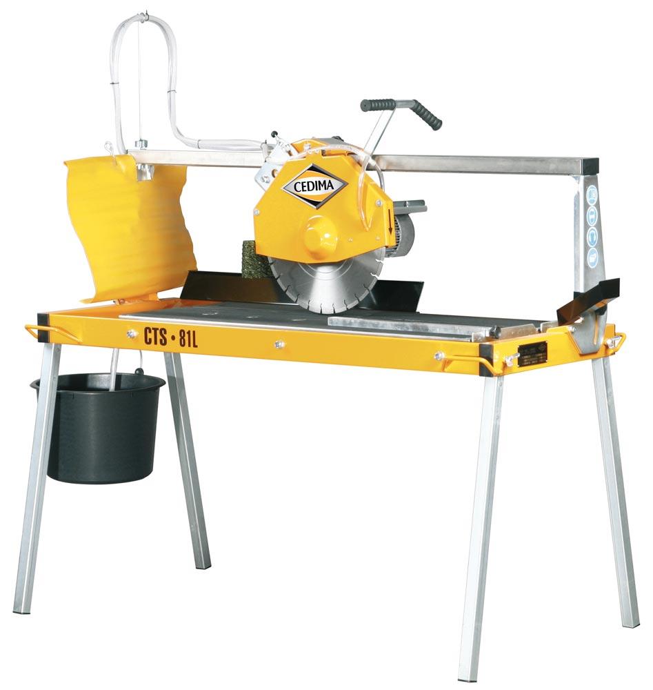 CEDIMA Tischsäge CTS-81 L, Schnittiefe 105/130 mm, Schnittlänge 1130/1270 mm, Blatt 350/400 mm, Motor 230 V, 2,2 kW