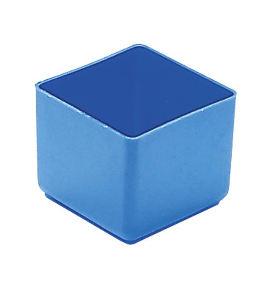 Einsatzkasten, Polystyrol, LxBxH 160x106x54 mm, Farbe blau, VE 50 Stück Einsatzkasten, Polystyrol, LxBxH 160x106x54 mm, Farbe blau, VE 50 Stück