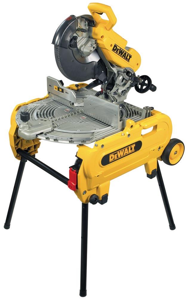 DEWALT Tisch-, Kapp- u. Gehrungssäge D 27107 (2000 Watt) mit HM-Sägeblatt Z.48