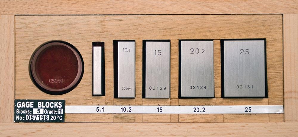 Parallelendmaßsatz Toleranzklasse 1 5 teilig Stahl