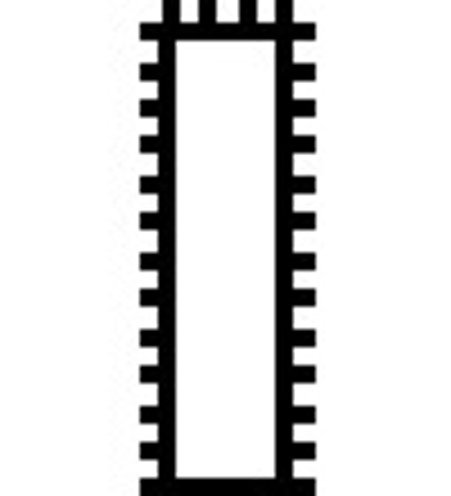 Präzisionsfeile CORINOX 200 mm 22 x 5 mm flachstumpf SH2
