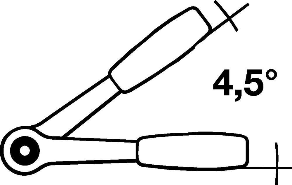 Hebelumschaltknarre 8007 B VDE 3/8  80 Zähne VDE isoliert