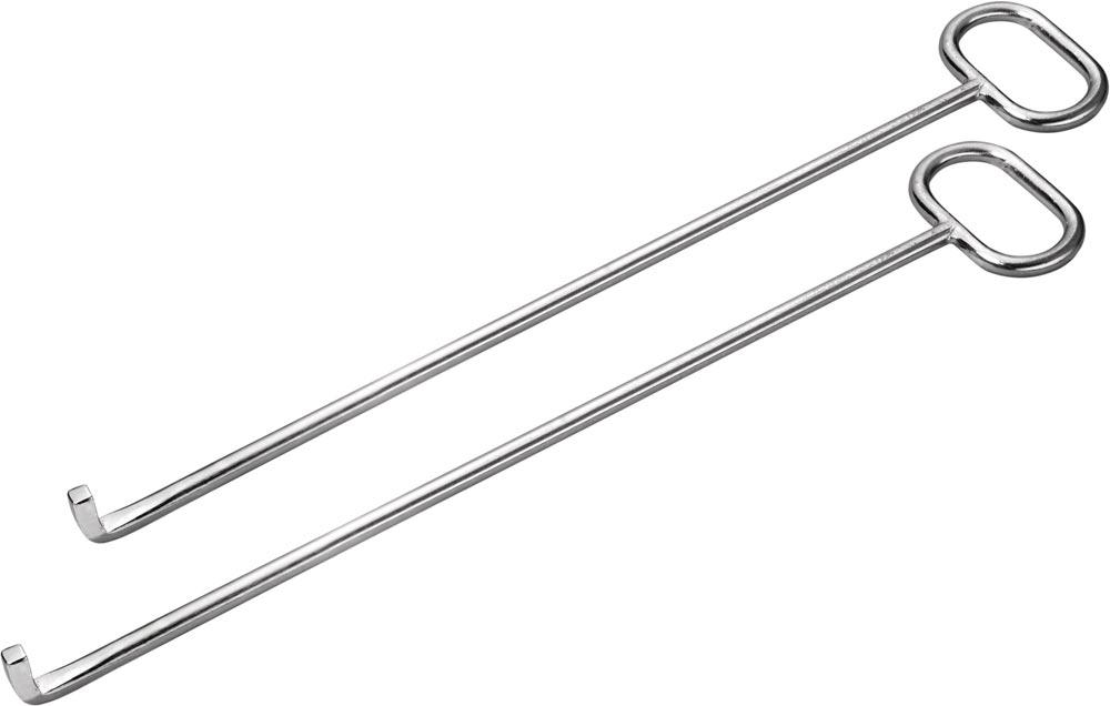 Kanaldeckelheber Länge 800 mm mit L-Haken verzinkt