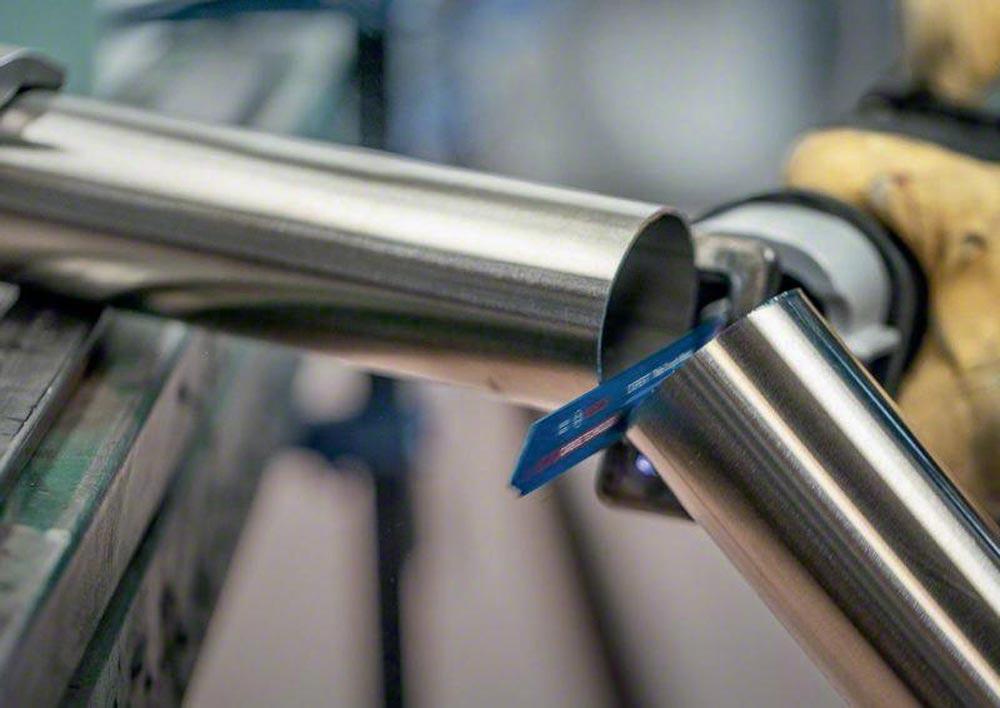 Säbelsägeblatt Expert Thin Tough Metal Länge 150 mm Breite 19 mm Zahnteilung TPI 18 1,4 mm S-Schaft 1 Stück / Karte Säbelsägeblatt Expert Thin Tough Metal Länge 150 mm Breite 19 mm Zahnteilung TPI 18 1,4 mm S-Schaft 1 Stück / Karte