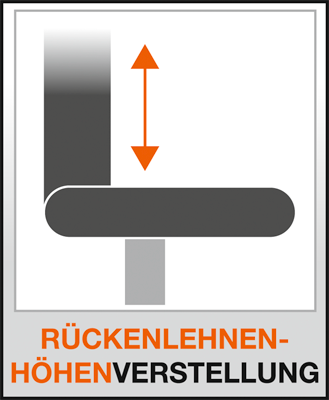 Bürodrehstuhl m.Synchrontechnik schwarz/schwarz 460-560mm Trgf.110kg TOPSTAR