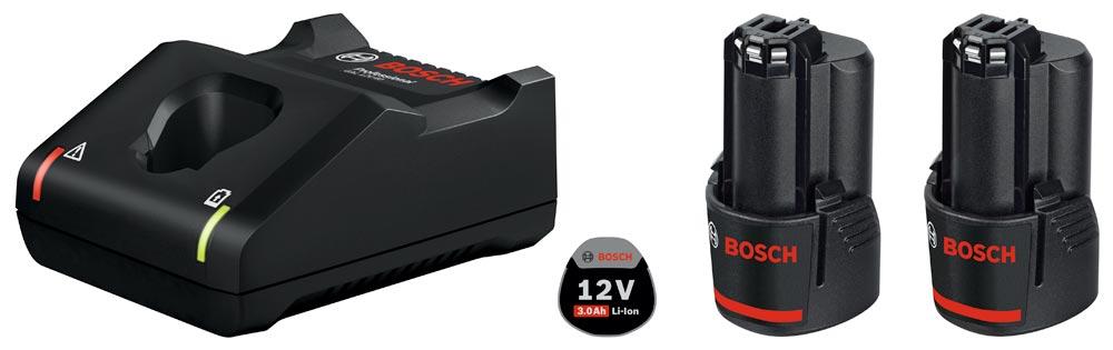 BOSCH Starter-Set GAL 12V-40, 2xGBA (3,0Ah)