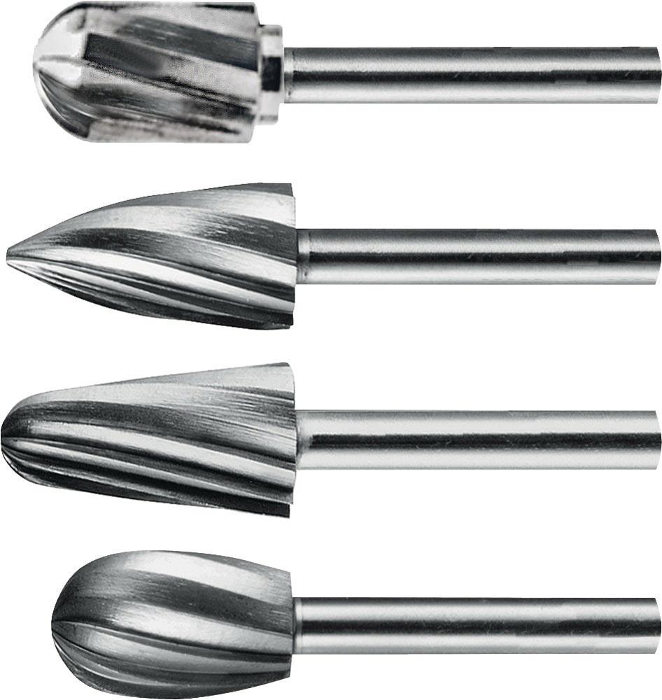 Frässtift K1630 Ø 16 mm Kopflänge 30 mm Schaft-Ø 6 mm HSS Verzahnung ALU