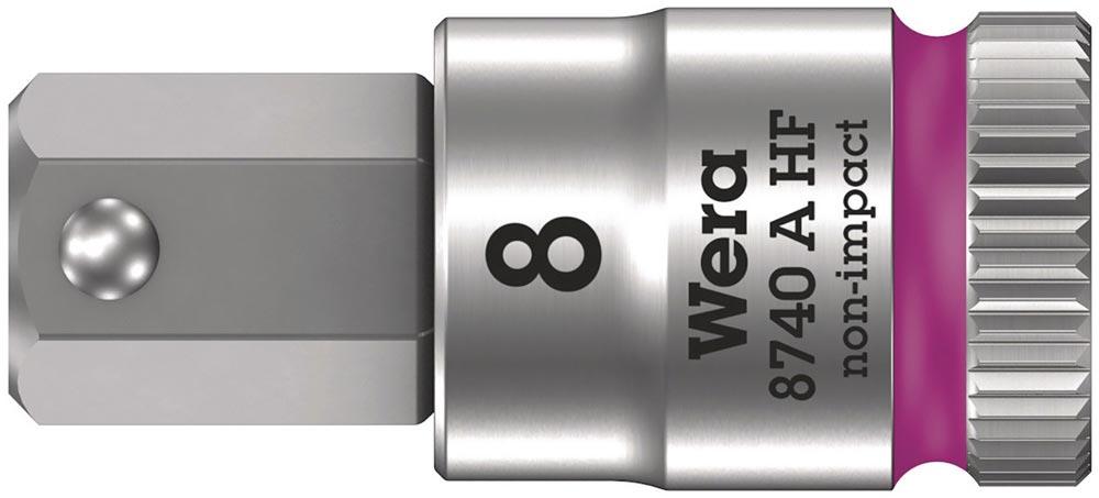 Steckschlüsseleinsatz 8740 A HF 1/4  Schlüsselweite 8 mm Länge 28 mm