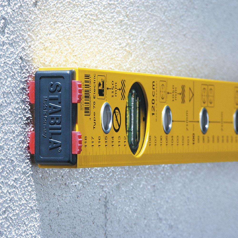 Wasserwaage 70 Electric 120 cm Aluminium gelb  0,5mm/m