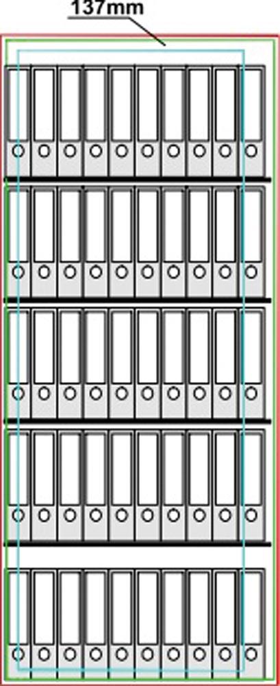 Aktentresor, Sicherheitsstufe A + S1, BxTxH 800x400x1900 mm, Volumen 496 l, 4 Böden, Kapazität 50 Ordner, RAL 7035 lichtgrau