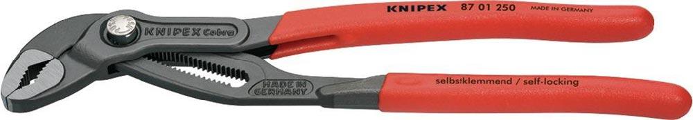 Wasserpumpenzange Cobra® Länge 180 mm Spannweite 36 mm poliert Kunststoffüberzug