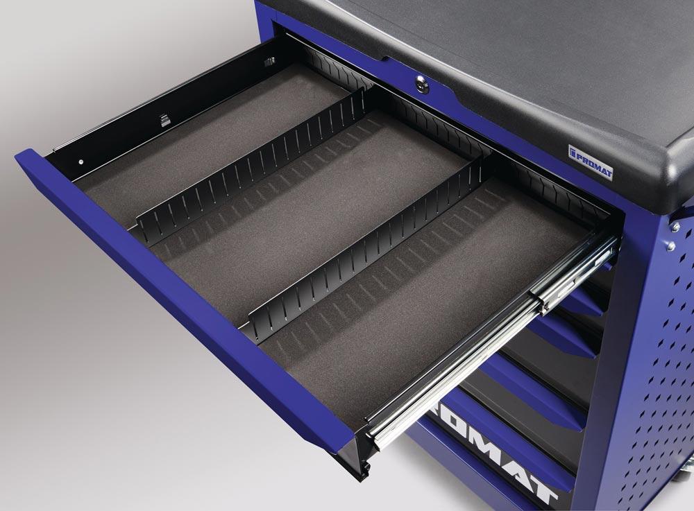 Werkzeugwagen TREND B755xT465xH1030mm 300 kg 6 Schubladen 152-teilig Stahlblech Werkzeugwagen TREND B755xT465xH1030mm 300 kg 6 Schubladen 152-teilig Stahlblech