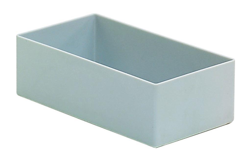 Einsatzkasten, Polystyrol, LxBxH 160x106x54 mm, Farbe blau, VE 50 Stück Einsatzkasten, Polystyrol, LxBxH 160x106x54 mm, Farbe blau, VE 50 Stück