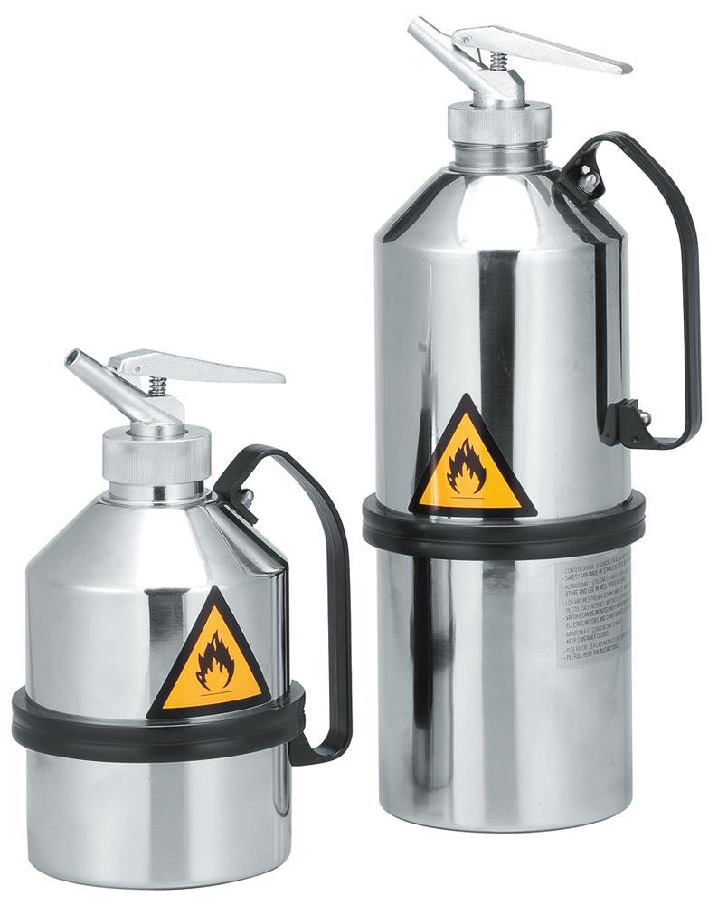 Dosierkanne aus Edelstahl, mit nach allen Seiten drehbarem Feindosierer, Volumen 5 l, Durchm.xH 145x445 mm