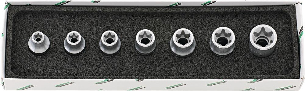 Steckschlüsselsatz 50TX/7 7-teilig 1/2  E10 - E24