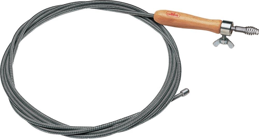Rohrreinigungswelle Länge 5 m Wellen-Ø 9 mm Krallen-Ø 20 mm einlagig